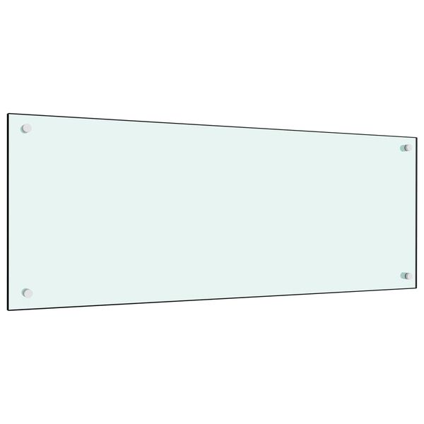 vidaXL Kuhinjska za&scaron;čitna obloga mlečna 100x40 cm kaljeno steklo