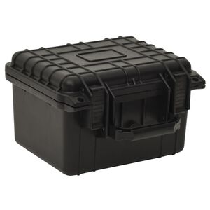 vidaXL Prenosni letalski kovček črn 27x25x18 cm PP