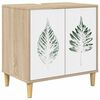 vidaXL Kopalni&scaron;ka omarica HANAU Sonoma 60 x 40 x 60 cm Inženirski les