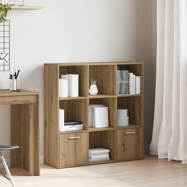 vidaXL Knjižna omara artisan hrast 98x29x97,5 cm inženirski les