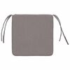 vidaXL Sedežne blazine 4 pcs Taupe 40 x 40 x 3 cm blago