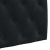 vidaXL Visoki naslon za glavo Črna 210 x 55 x 7 cm Žamet