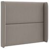 vidaXL U&scaron;esni vzglavnik Taupe 80 x 16 x 4 cm blago