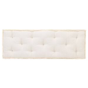 vidaXL Blazina za kavč iz palet bež 120x40x7 cm