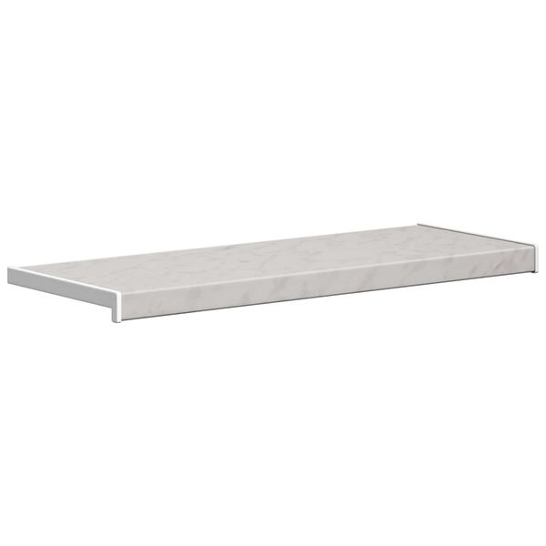 vidaXL Okenski nadstre&scaron;ek Marmor besedilo -enure 60 x 30 x 4,5 cm PVC