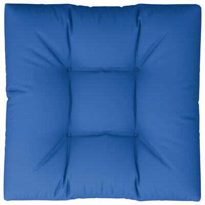 vidaXL Blazina za kavč iz palet kraljevsko modra 70x70x12 cm
