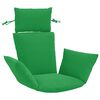 vidaXL Adirondack blazina PUTTEN 100% poliester Zelena
