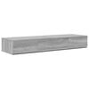 vidaXL Studio pisalna miza Siva Sonoma 130 x 40 x 19,5 cm