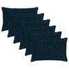 vidaXL Prevleka za blazino 6 kos HOUTEN Temno modra 50 x 80 cm