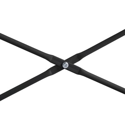 vidaXL Računalniška miza črna in hrast 110x60x138 cm iverna plošča