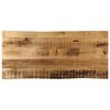 vidaXL Mizna plo&scaron;ča z naravnim robom 100x40x3,8cm trden robusten mango