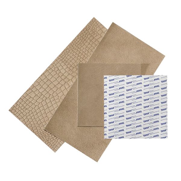 WallArt Usnjene ploščice Borret peščeno bež 32 kosov