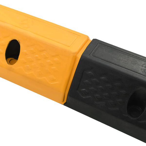 vidaXL Parkirna blokada 2 kosa guma 49x15x9 cm