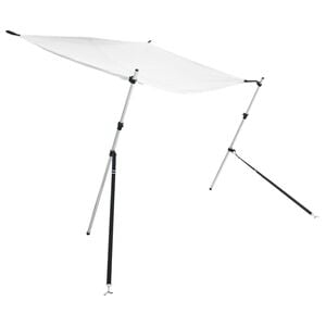 vidaXL Raz&scaron;irljivo senčilo za T-Top belo 170x170x(115-183) cm