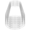 vidaXL Visoka greda gabion pocinkano železo 400x100x50 cm