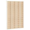 vidaXL Lesena zbirateljska vitrina s 56 predelki 40 x 4,5 x 60 cm