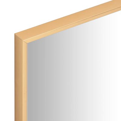 vidaXL Ogledalo zlato 140x40 cm