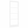 vidaXL Notranja vrata ORKDAL Bela obdelana 83 x 202 cm