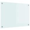 vidaXL Kuhinjski panel Mleko 70 x 50 cm kaljeno steklo