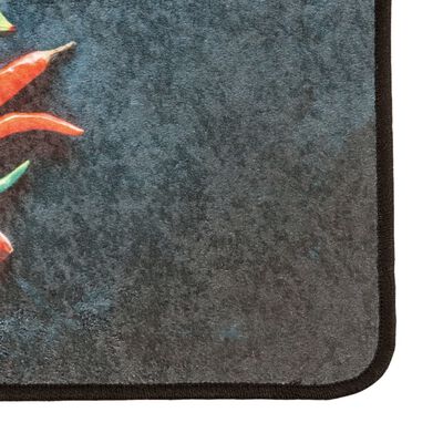 vidaXL Kuhinjska preproga večbarvna 60x180 cm pralna nedrseča