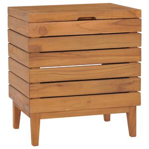 vidaXL Ko&scaron;ara za perilo 40x30x45 cm trdna tikovina