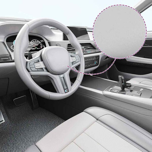 vidaXL Folija za avto mat srebrna 100x150 cm