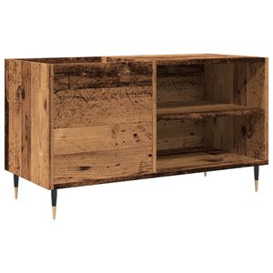 vidaXL Omarica za gramofonske plo&scaron;če starinski les 84,5x38x48 cm