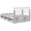 vidaXL Konstrukcija postelje Beton 120 x 190 cm Konstruiran les