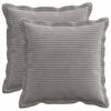 vidaXL Prevleka za blazino 2 kos HOUTEN Svetlo siva 40 x 40 cm