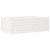 vidaXL Vrtno cvetlično korito belo 70x40x23 cm trdna borovina