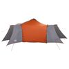 vidaXL Tipi &scaron;otor s streho Siva in oranžna 492 x 492 x 275 cm blago