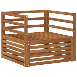 vidaXL 2 Kos Zunanji kavč Naravna