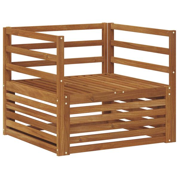 vidaXL 2 Kos Sedežna garnitura z naslonjali za roke Naravna