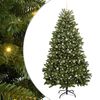 vidaXL Umestno božično drevo 240 cm 300 LED Toplo bela PVC in jeklo