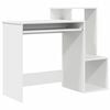 vidaXL Miza Bela Inženirski les 106 x 41 x 88.5 cm