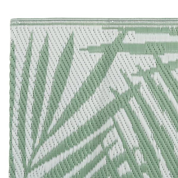 vidaXL Zunanja preproga ARAKIL zelena 80x250 cm PP