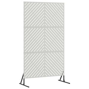 vidaXL Zaslonska za&scaron;čita 100 x 50 x 180 cm Nerjaveče jeklo Srebrna