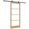 vidaXL Drsna vrata ORKDAL Naravna 93 x 211 cm