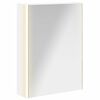 vidaXL Kopalni&scaron;ka ogledalna omara Bela 53,5 x 15,5 x 70 cm