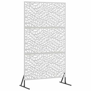 vidaXL Zaslonska za&scaron;čita 100 x 50 x 180 cm Nerjaveče jeklo Srebrna