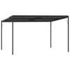vidaXL Paviljon s streho antracit 4x3x2,5 m aluminij in jeklo