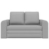 vidaXL Sofa postelja 60cm Oblačno siva blago