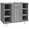 vidaXL Kopalni&scaron;ka omarica siva sonoma 60x32x53,5 cm inženirski les