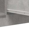 vidaXL Komoda s predali betonsko siva 100,5x35x98,5 cm inženirski les