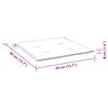 vidaXL Blazine za vrtne stole 2 kosa roza 40x40x4 cm tkanina