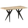 vidaXL Jedilna miza 140x70x76 cm robusten mangov les