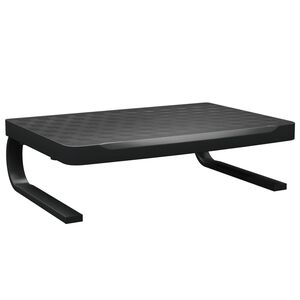 vidaXL Stojalo za monitor črno 37x28x11,5 cm