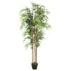 vidaXL Umetno bambusovo drevo 1605 listov 180 cm zeleno