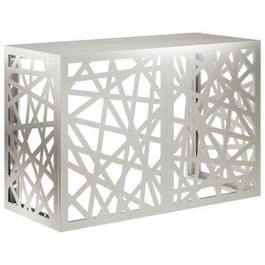 vidaXL Prekrivalo za klimatsko napravo Srebrna 90 x 40 x 60 cm