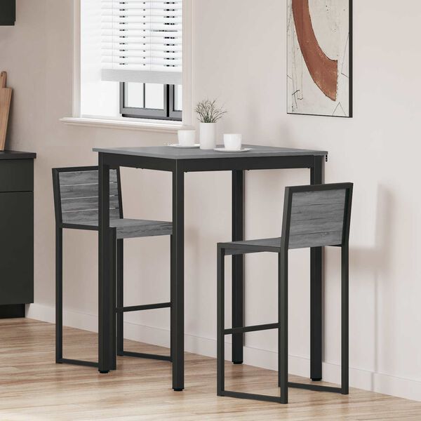 vidaXL Jedilne mize Konstruiran les